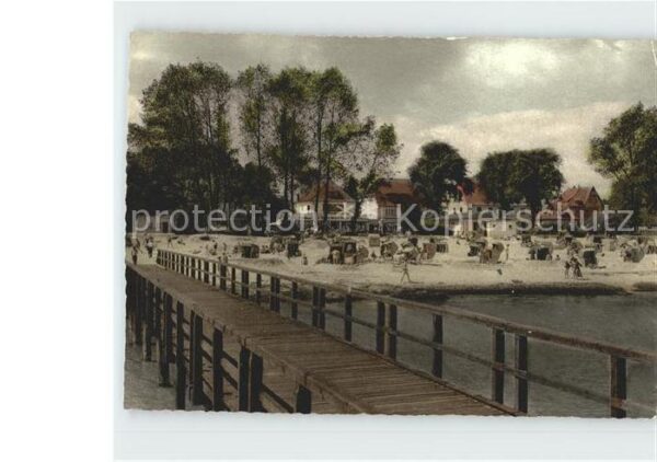 Scharbeutz Ostseebad Landungsbrücke Strand