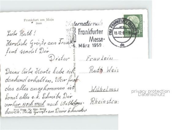Frankfurt Main Dom Fliegeraufnahme – Bild 2