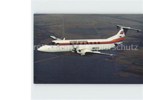 Flugzeuge Zivil United Express Mesa Airlines Beech 1900