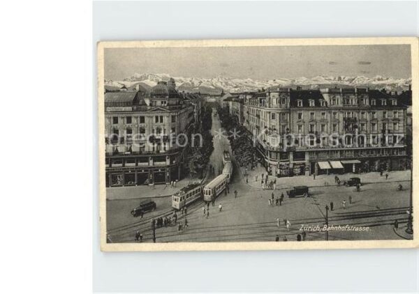 Strassenbahn Zürich Bahnhofstrasse
