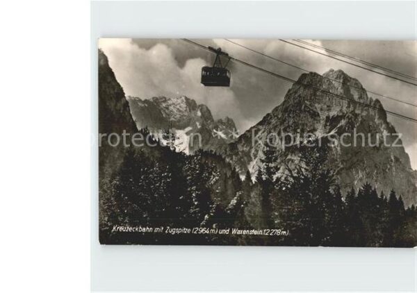 Seilbahn Kreuzeck Zugspitze Waxenstein