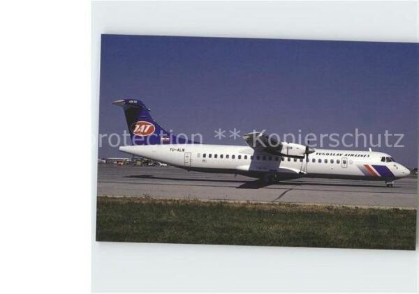 Flugzeuge Zivil JAT Yugoslav Airlines Aerospatiale ATR-