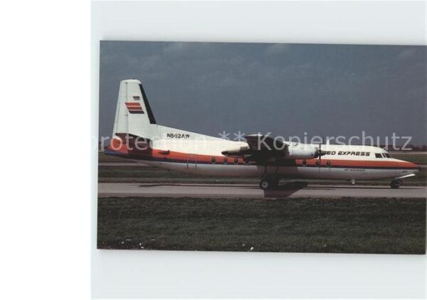 Flugzeuge Zivil United Express Air Wisconsin Fokker F-2