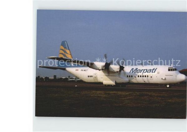 Flugzeuge Zivil Merpati Indonesia Lockheed L-382 G Herc