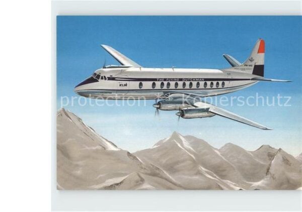 Flugzeuge Zivil KLM Royal Dutch Airlines Vickers Viscou