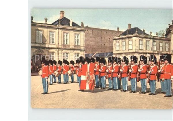 Leibgarde Wache Kopenhagen Schloss Amalienborg