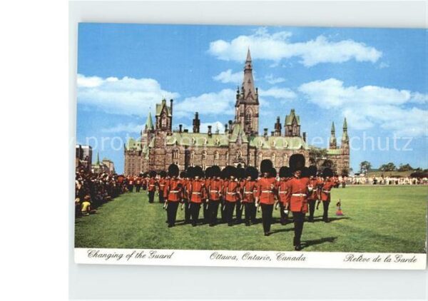 Leibgarde Wache Changing of the Guard Ottawa Ontario