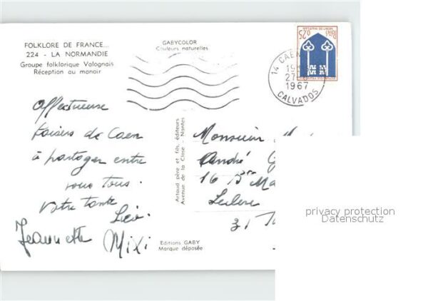 Trachten Frankreich Normandie Groupe folklorique Valognais – Bild 2