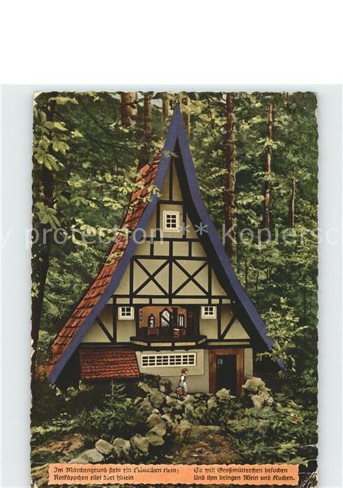 Maerchen Sagen Rotkäppchen Märchengrund Bad Sachsa
