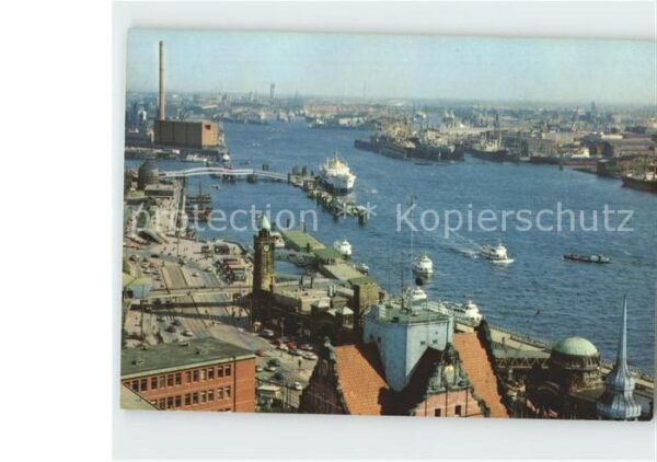 Hamburg St. Pauli Landungsbrücken Freihafen
