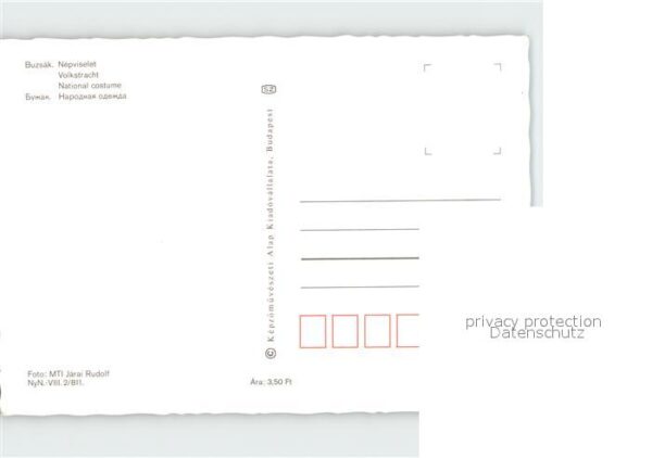 Trachten Ungarn Buzsak Nepviselet – Bild 2