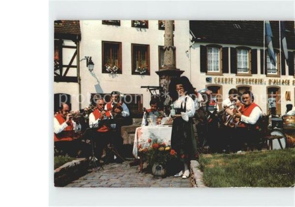 Trachten Alsace Musikanten Trompete Horn