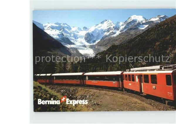 Eisenbahn Bernina-Express Morteratsch Bellavista