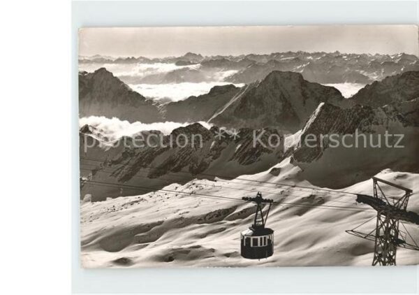 Seilbahn Bayerische Zugspitzbahn Oetztaler Alpen