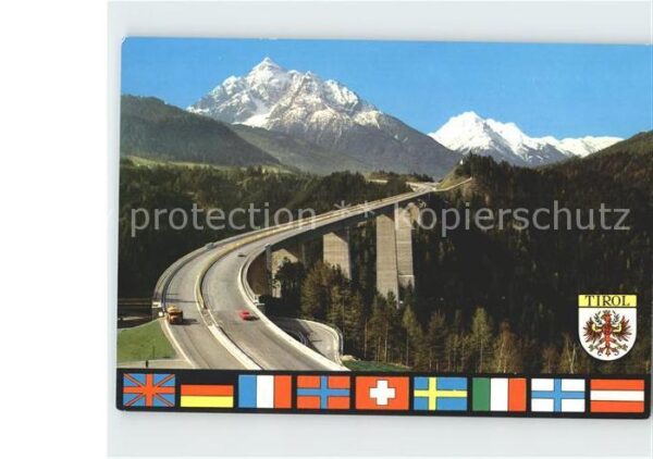 Autobahn Brenner Europabrücke Innsbruck-Tirol Se