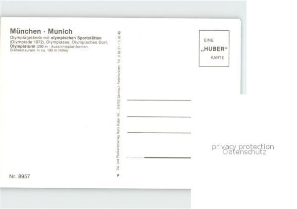 Olympia Olympiagelände München Olympiaturm – Bild 2