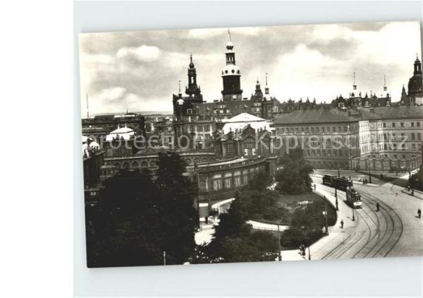 Strassenbahn Dresden Sophienstrasse Zwinger Taschenb