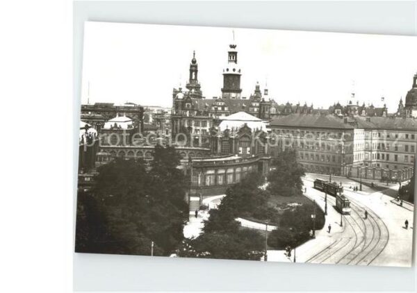Strassenbahn Dresden Sophienstrasse Zwinger Taschenb