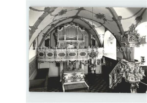 Kirchenorgel Schloss Burgk Schlosskapelle