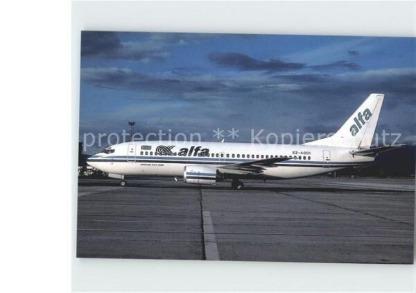 Flugzeuge Zivil Alfa Hava Yollari B-737-341 EZ-A001 CN