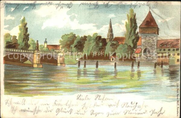 Konstanz Bodensee Brücke Tor