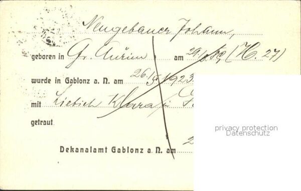 Gablonz Neisse Tschechien Korrespondenz-Karte – Bild 2