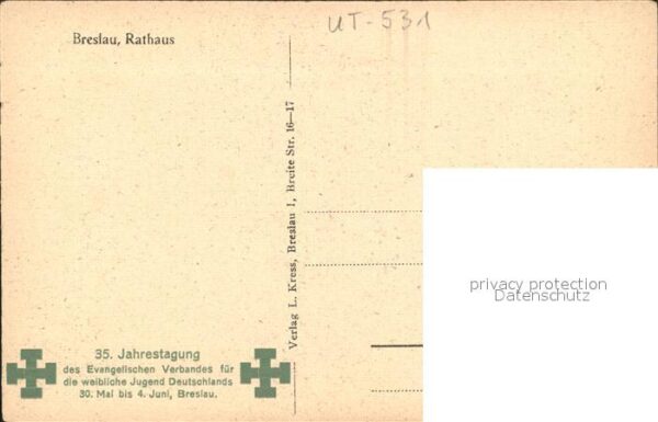 Breslau Niederschlesien Rathaus – Bild 2