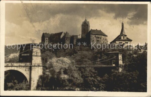 Elbogen Loket Schloss Kettenbrücke