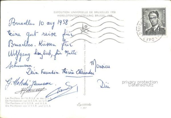 Bruxelles Bruessel Pavillonen Russlan USA – Bild 2