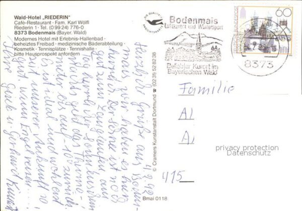 Bodenmais Wald-Hotel Riederin – Bild 2