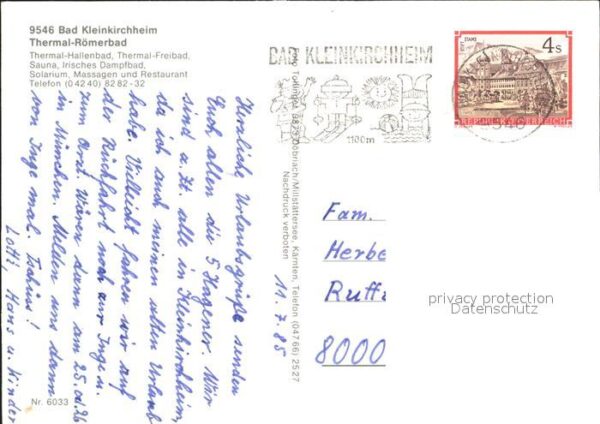 Bad Kleinkirchheim Kaernten Thermal Römerbad – Bild 2