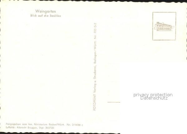 Weingarten Wuerttemberg Basilika Fliegeraufnahme – Bild 2