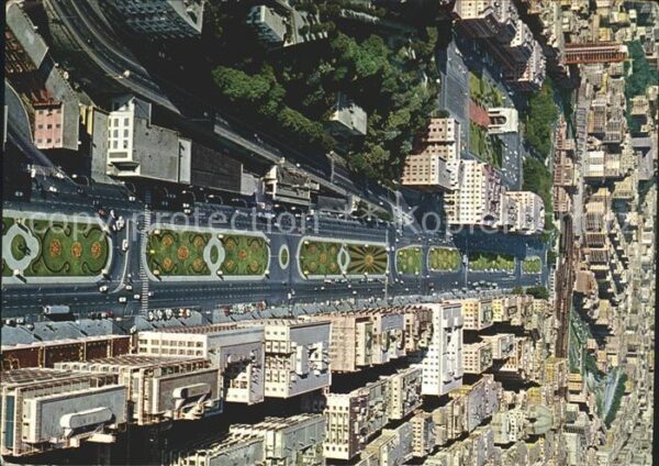 Genova Genua Liguria Fliegeraufnahme Viale Brigate Partigian