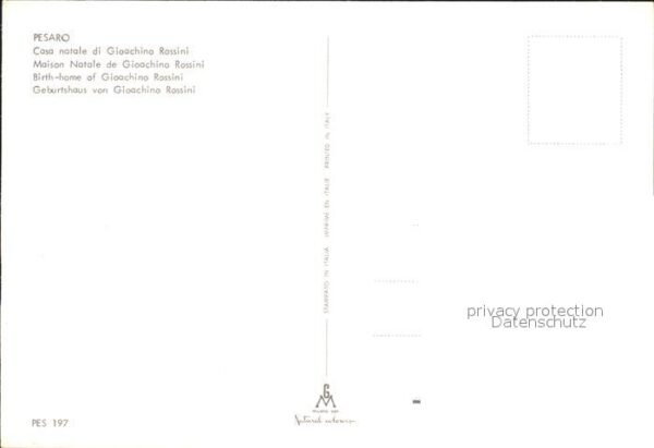 Pesaro Geburtshaus Gioachino Rossini – Bild 2