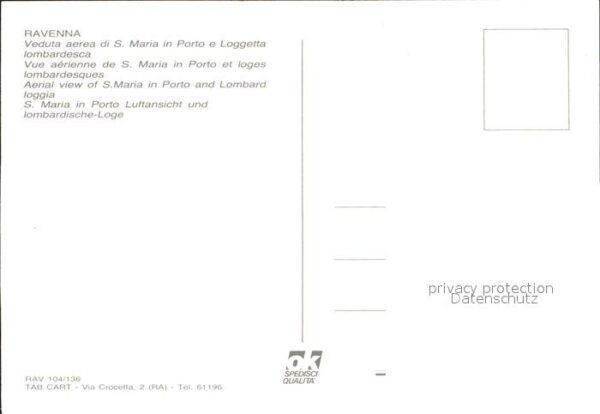 Ravenna Italia Fliegeraufnahme S. Maria Porto lombardi – Bild 2