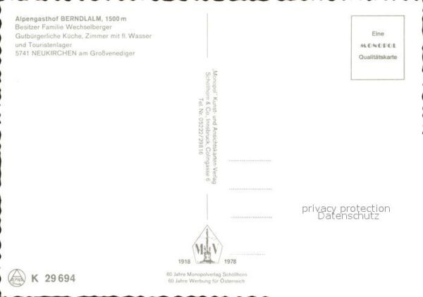 Neukirchen Grossvenediger Alpengasthof Berndlalm – Bild 2