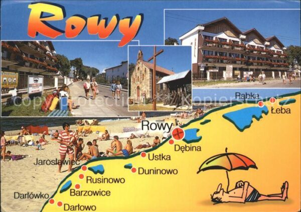 Rowy Rowe Gebäude Rabka Strand Kirche
