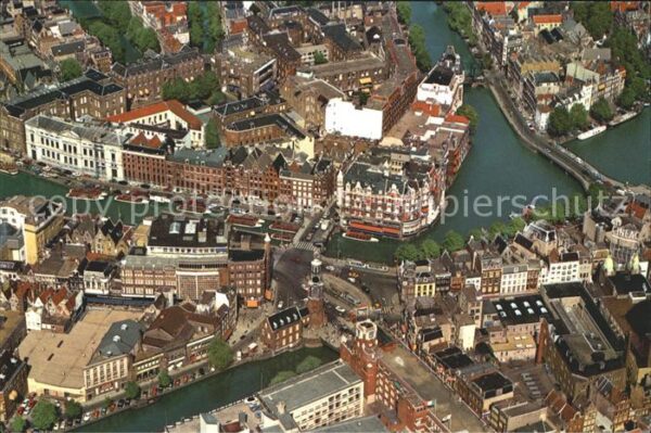 Amsterdam Niederlande Fliegeraufnahme Münzturm