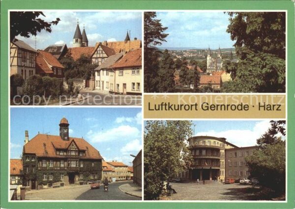 Gernrode Harz Spittelplatz Bad Suderode Rathaus