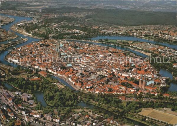 Luebeck Fliegeraufnahme