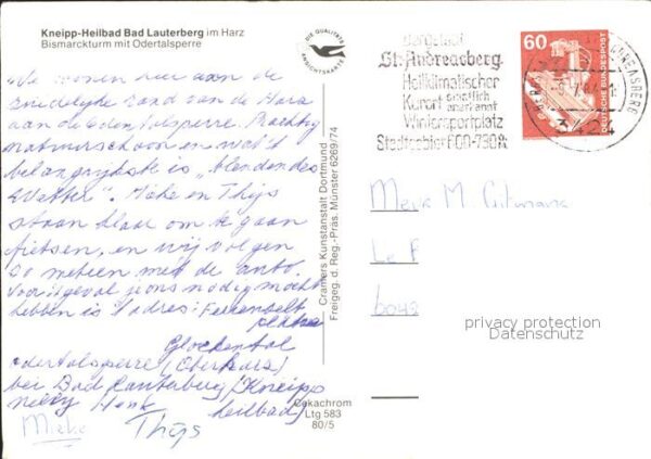 Bad Lauterberg Bismarckturm Odertalsperre – Bild 2