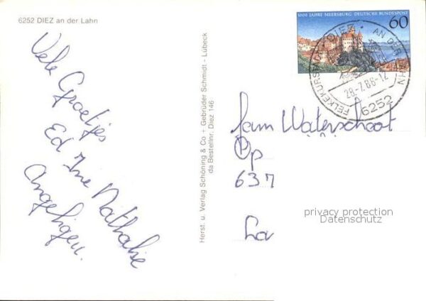 Diez Lahn Alter Markt alte Lahnbrücke Pfaffengass – Bild 2