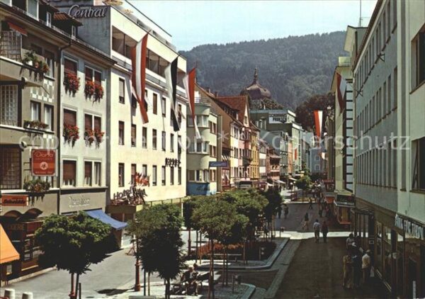 Bregenz Vorarlberg Kaiserstrasse Fussgängerzone