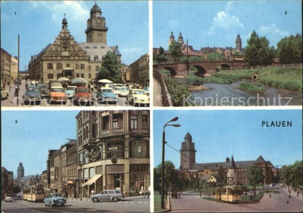 Plauen Vogtland Altmarkt Bahnhofstrasse Otto-Grotewohl-