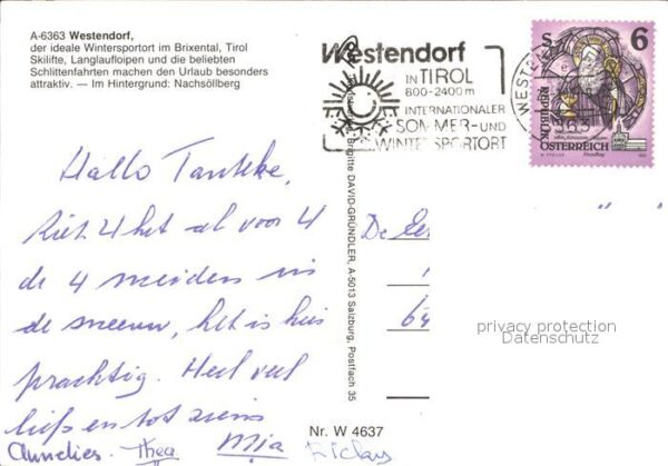 Westendorf Tirol Teilansicht Nachsöllberg – Bild 2