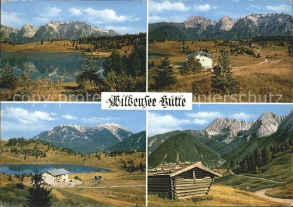 Mittenwald Karwendel Tirol Berggasthaus Wildenseehütte