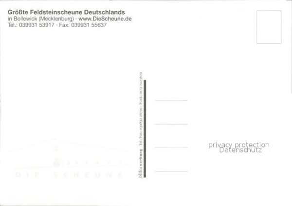 Bollewick Feldsteinscheune – Bild 2