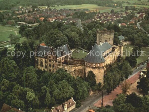 Bentheim Bad Schloss Bantheim Fliegeraufnahme
