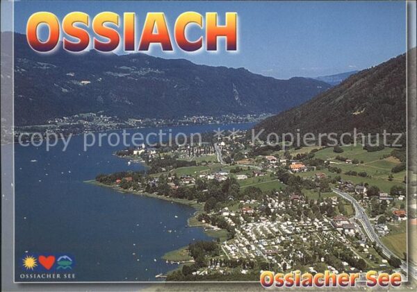 Ossiach Campingplatz Fliegeraufnahme