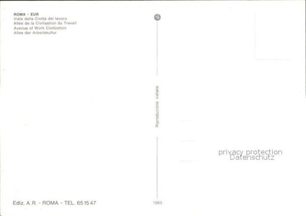 Roma Rom Allee Arbeitskultur – Bild 2